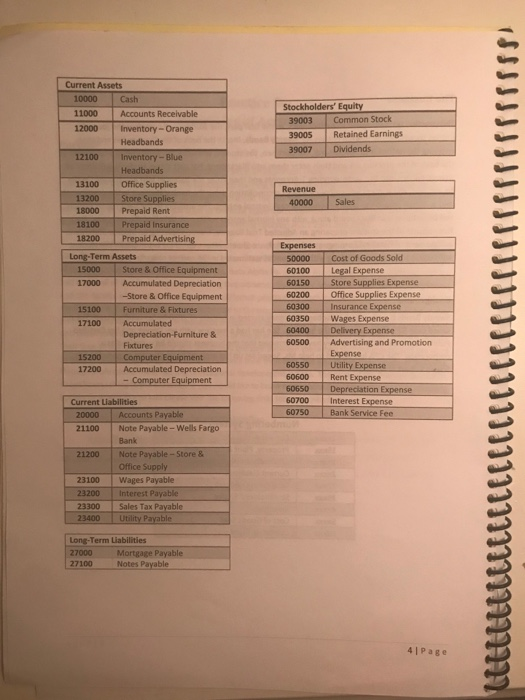 an Adjusted Trial Balance, then an Income Statement, Statement of Stockholders' Equity
