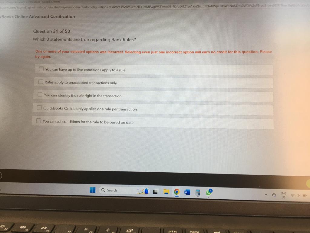 the bank feed to find a match for a deposit that was