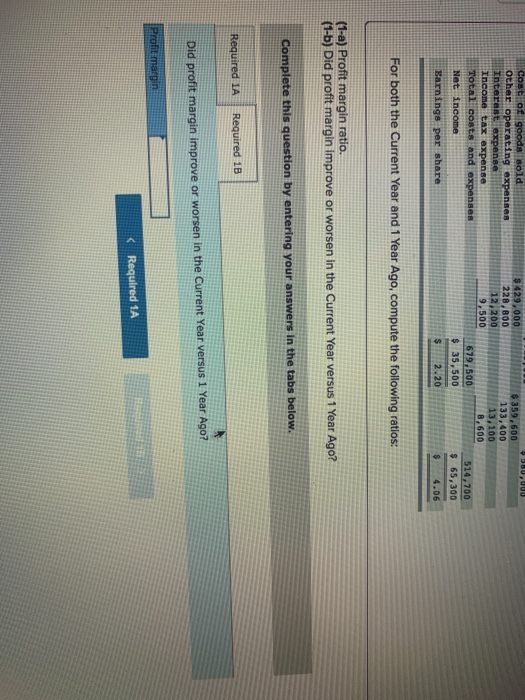 DIFFERENT QUESTIONS FOR DIFFERENT PARTS OF THE PROBLEM Required Information The following