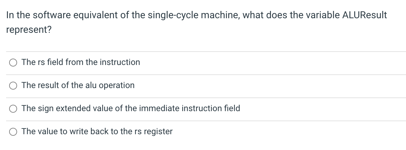 data, or ALU result will be written back to the register file