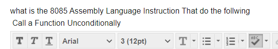  what is the 8085 Assembly Language Instruction That do the follwing