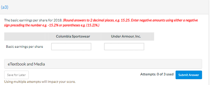 QUESTION: SUPPORTING INFORMATION TO ANSWER THE QUESTION: (23) The basic earnings per