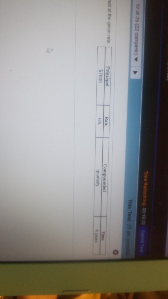 there will be in the account after the given number of years