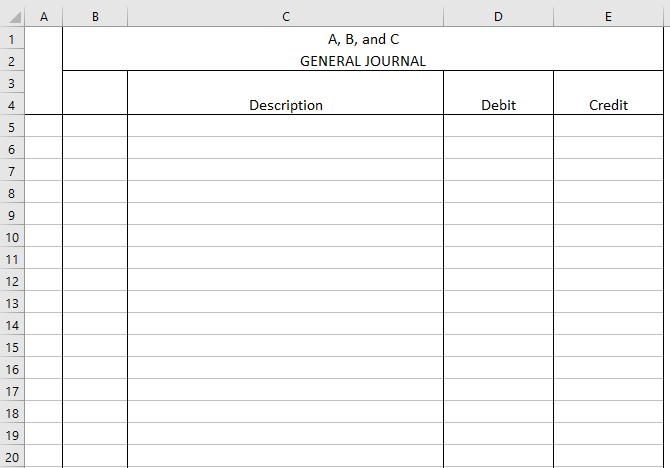 year ended December 31, 2019. The partnership's trial balance is shown on