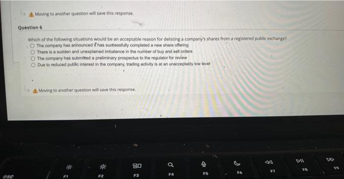  4. Moving to another question will save this response. Question 6