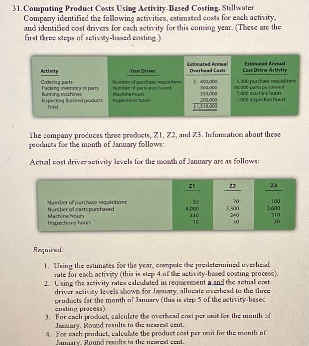 Please show each step so I can learn from this 31. Computing