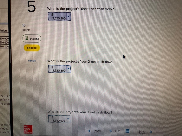 Exit Submit Check my work 5 Quad Enterprises is considering a new