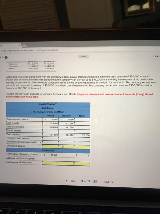  https- Help 518.000 $461.500 413.000 Janoary 354,500 According to a credit