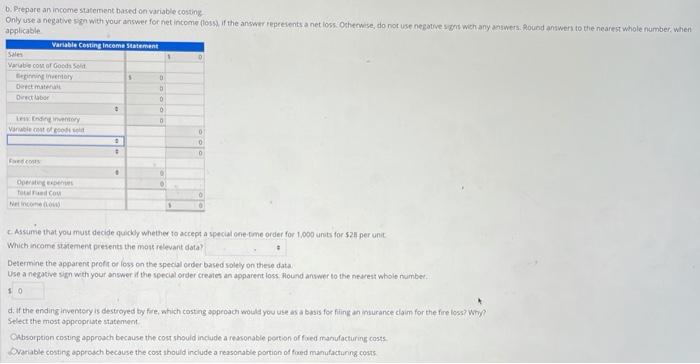 of operations for Trenton Products Inc. are as follows: Sales 200.000 1.000.000