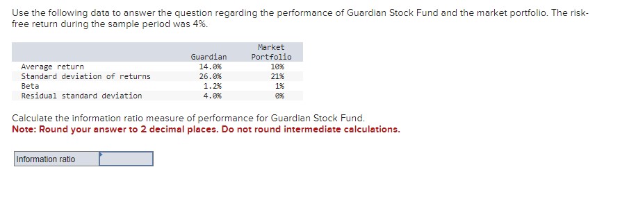  Use the following data to answer the question regarding the performance
