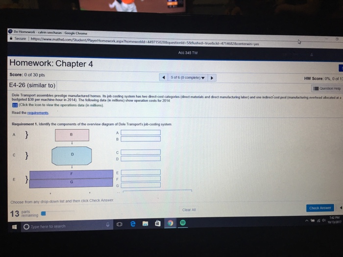  De Homework calvin seecharen-Google Chrome i Secure I https//www.ma Homewoek.aspxthomeworkld 44971