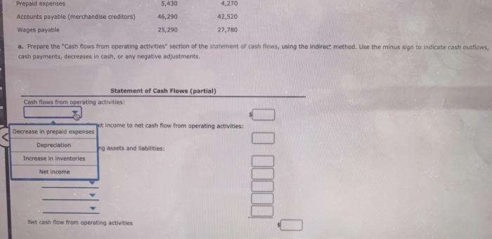 the income statement for the current year was $123,500. Depreciation recorded on