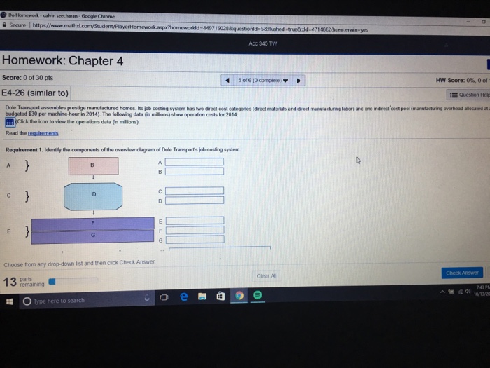 Saflushed-truebocld 47146828centerwin yes AcC 345 Tw Homework: Chapter 4 Score: 0 of