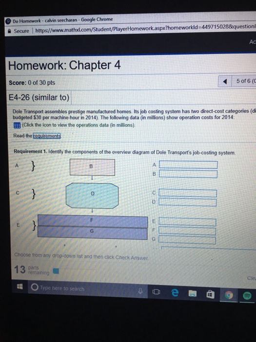 pod (mandcharing ovecthead alocated at budgeted $30 per machine-hour in 2014). The