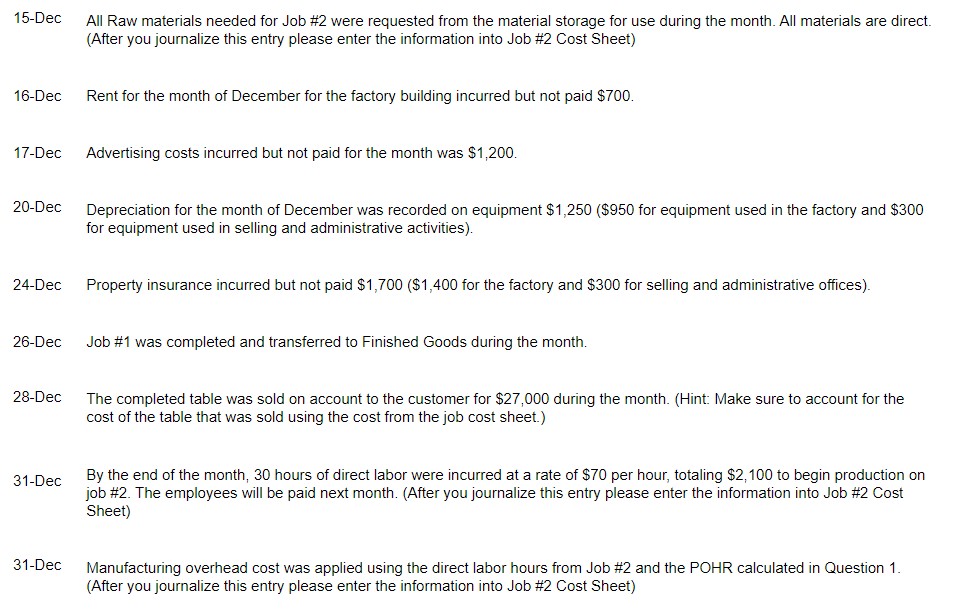 If you could help with step 6 it would be greatly appreciated!