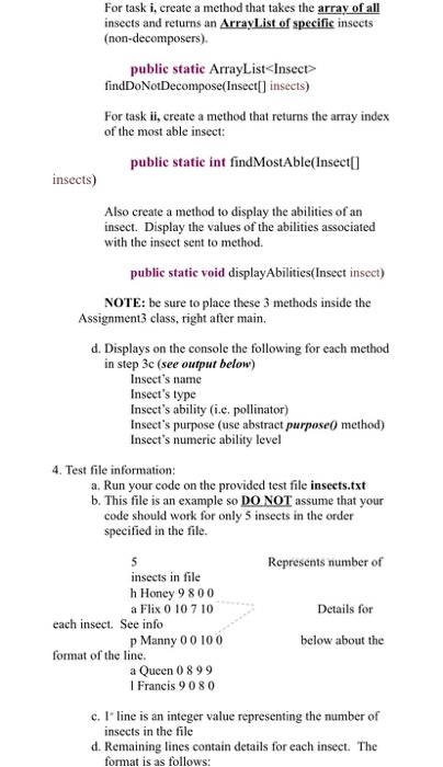 with the code, but rather how it should be turned in when