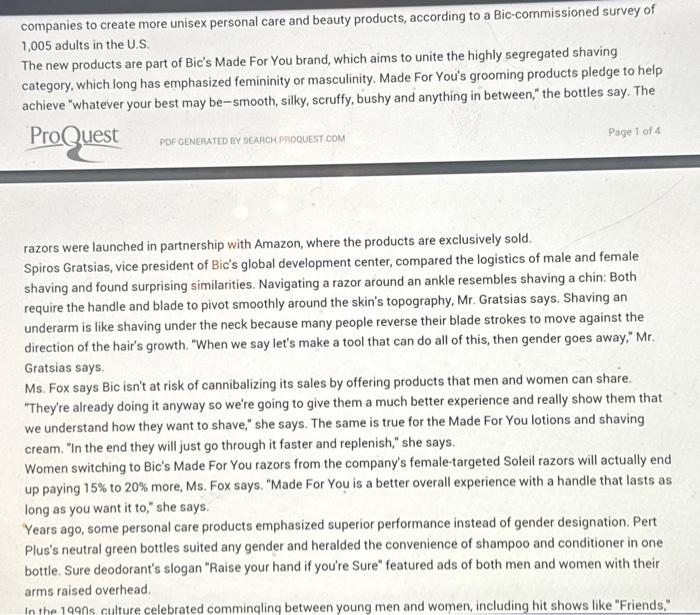 the answer is no. As shoppers increasingly question the value of gender-differentiated