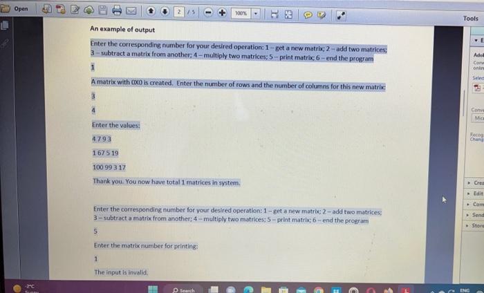 PRINTED AS GIVEN. THANK YOU Many mathematical problems require the addition, subtraction,