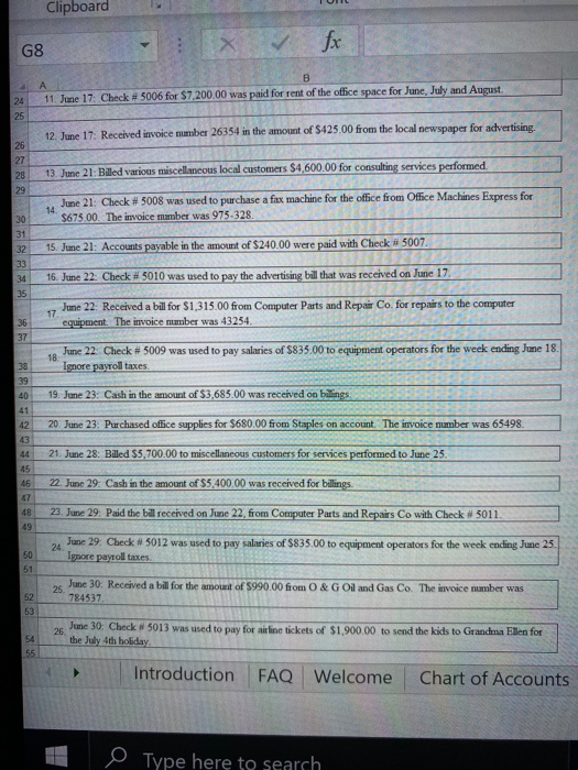 this is the list of transactions. i need parts 27-38 please!!!!the last