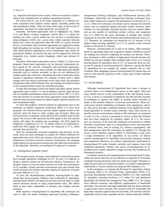 control: A survey and comparison Huiling Jiang s", Qing Lit ker, Yong