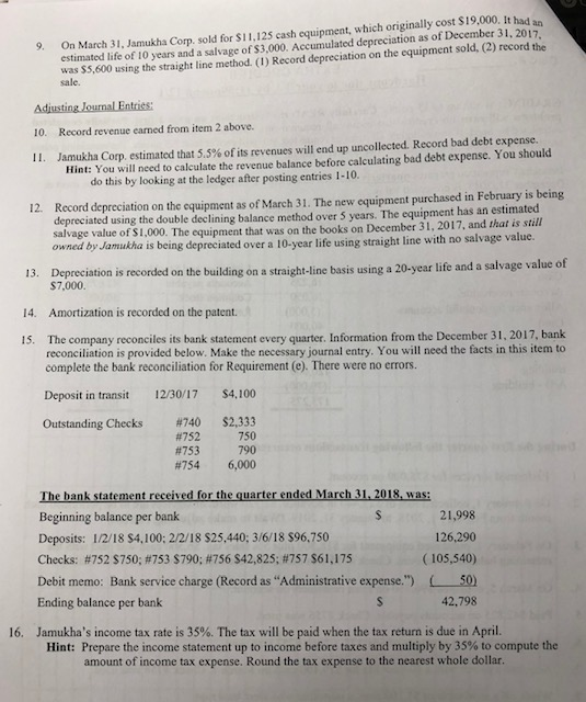 page 3 first. Partially completed problems will earn no credit- that means