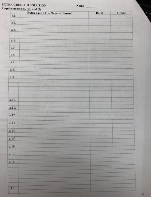 hand. If you complete all items as requested, you will earn at