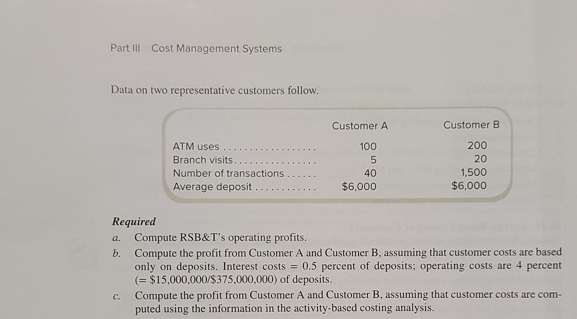 copyable format thank you! S 10-32. Activity-Based Costing of Customers Rock Solid