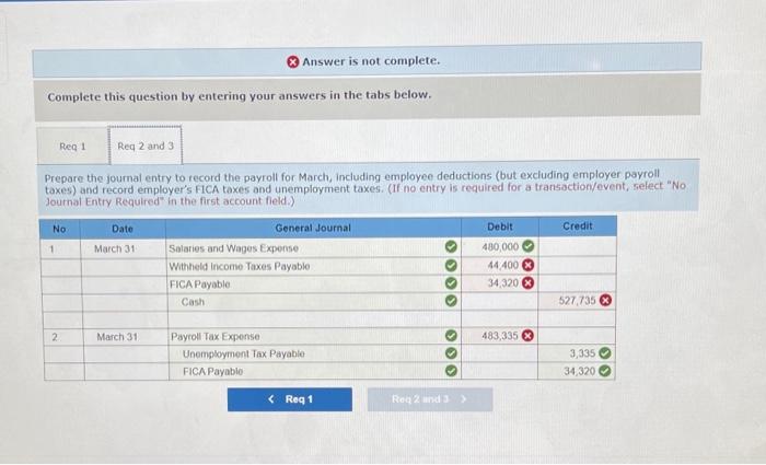 1. Considering both employee and employer payroll taxes, use the preceding information
