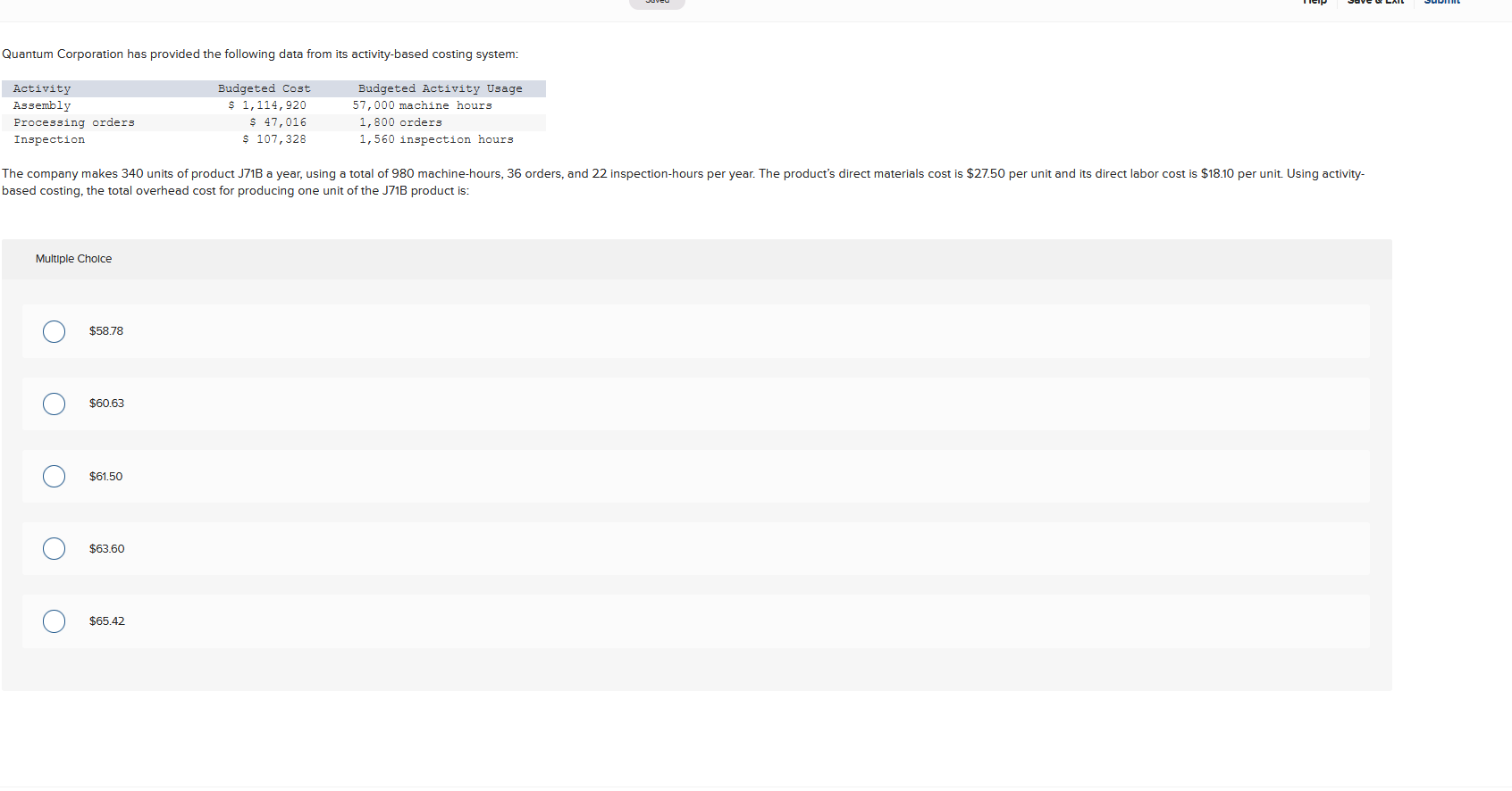 please help! having trouble with the formulas. Quantum Corporation has provided the