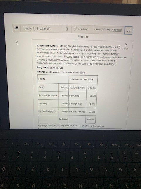 Chapter 11. Problem 8P O R 3 Bookmarks Show all steps: