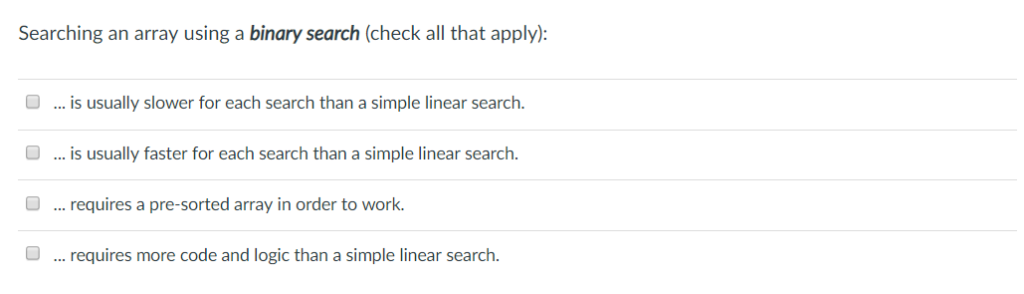 order using a comparator method because you need to have a sorted