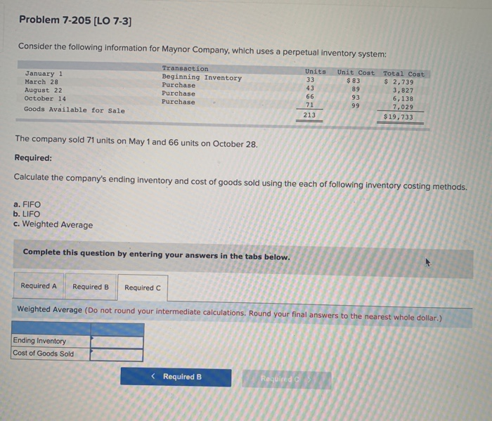 October 14 Goods Available for Sale Transaction Beginning Inventory Purchase Purchase Purchase