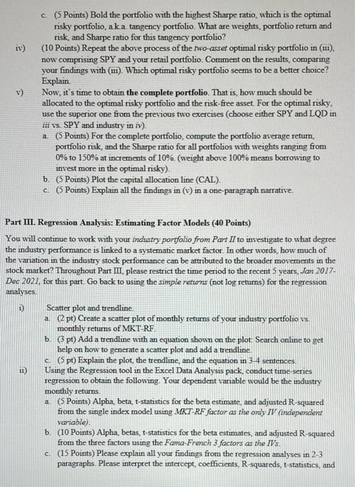 period Jan 2012 - Dec 2021 for the following: S\&P500 ETF (SPY),