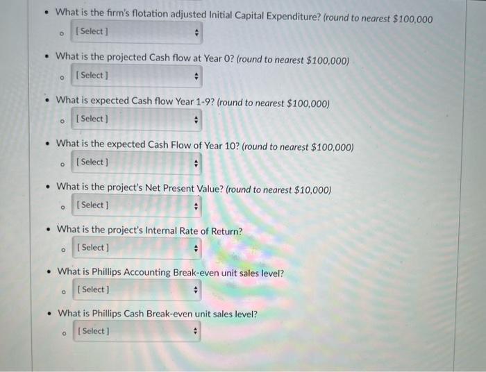answers. The Phillips Company is considering increasing its headphone production capacity to