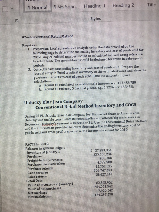 9 30 points USE EXCEL SPREADSHEET FOR ALL OF YOUR WORK #1--Perpetual