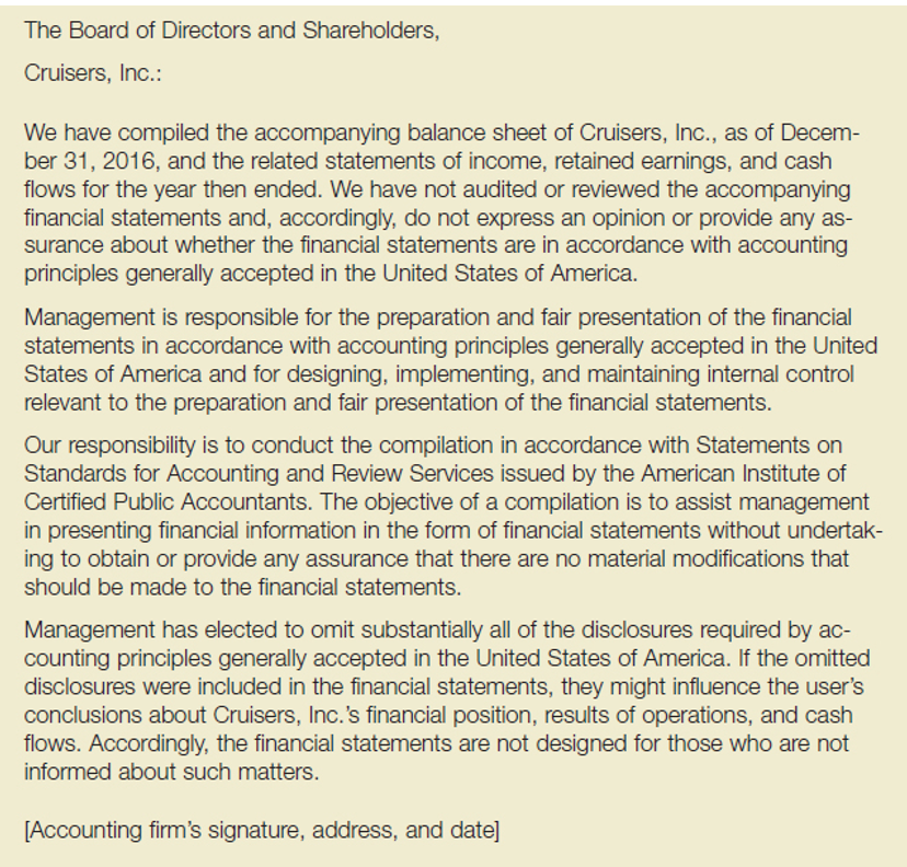 the three reports provides the most assurance? 3) Considering the verbiage, which