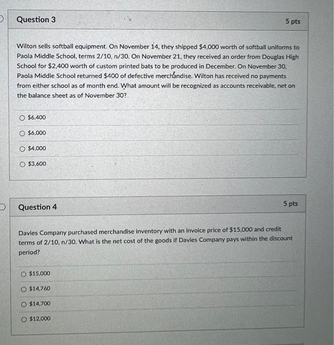 Please answer both questions. I really need it. Thanks a lot! Wilton