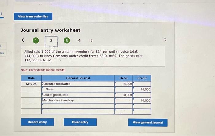 organized on May 1. Macy Company is a major customer (buyer) of
