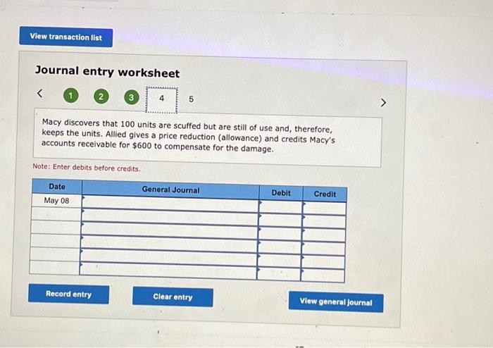 of inventory for the period on May 3 for 2,000 units at
