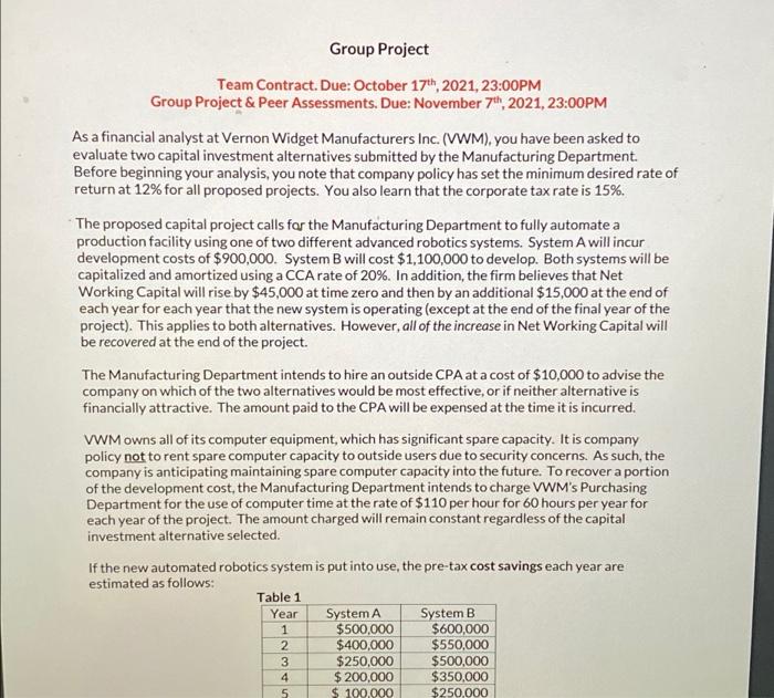  please do only question 6 Group Project Team Contract. Due: October