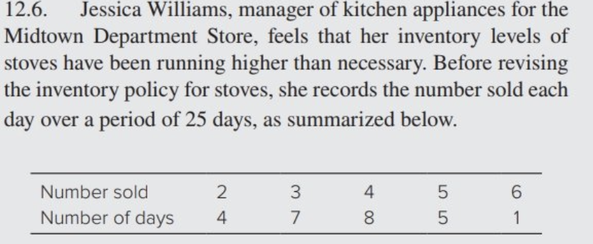 The letter being D so use column D, "the table posted