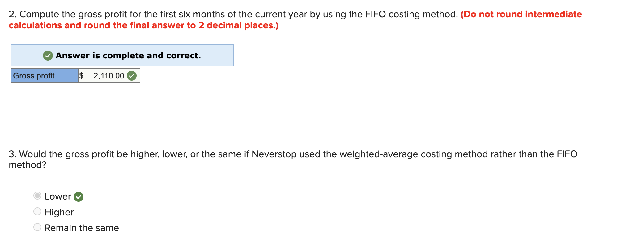 numbers for entry #5 but none work. It is not: $2200 $2000