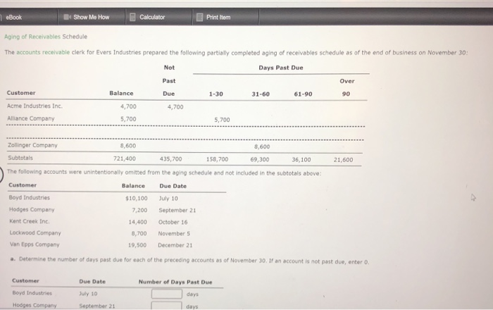  Please help ) eBook Show Me ow B Calculator Print tenm