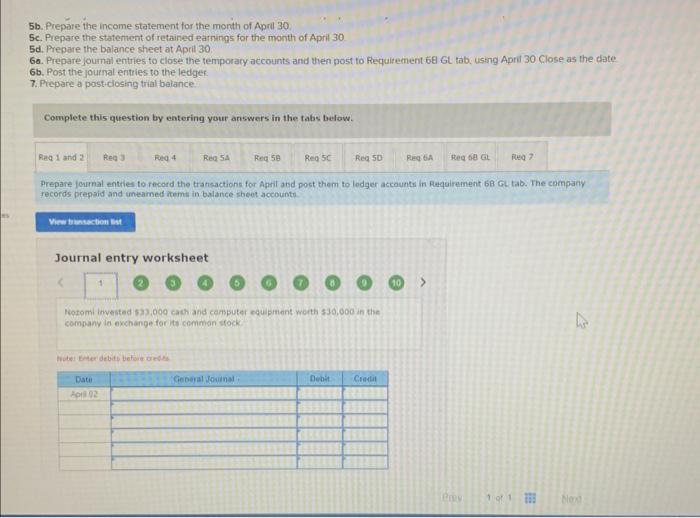 april 30. Also make it clear to understamd and view the answer