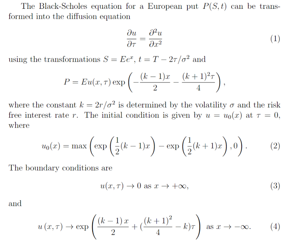  (a) What is a conditionally stable finite difference method when the