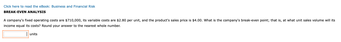 Type or paste question here Click here to read the eBook: Business