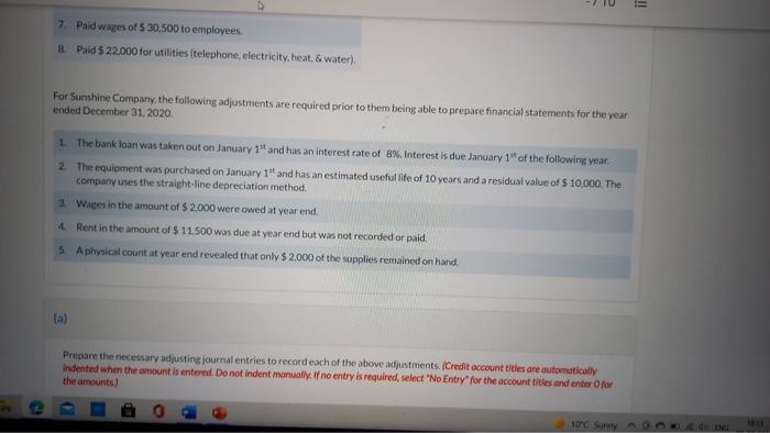 account balance then enter with negative sign. Indicate whether it is Revenue,