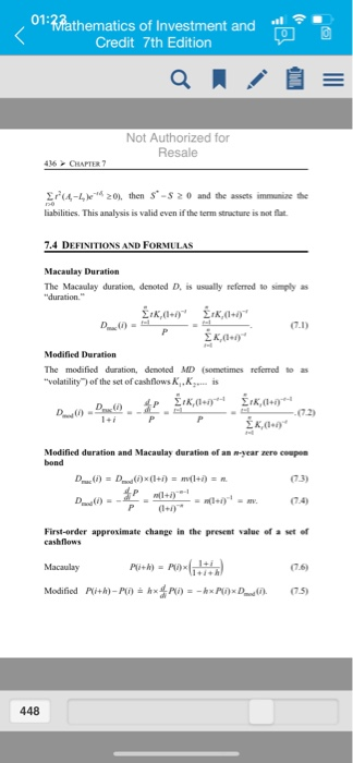 complete steps, thank you "mathematics of investment and credit" Unless otherwise specified,