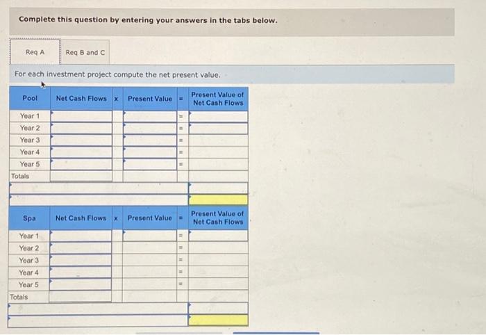index, and service company LO P3 Following is information on two alternative