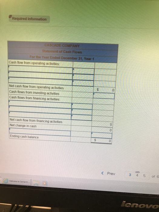 statements LO 11-1 IThe following information applies to the questions displayed below.